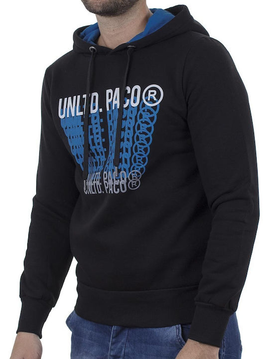 Paco & Co Men's Sweatshirt with Hood Black