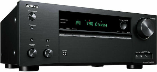 Onkyo TX-NR7100 Amplificator Radio Home Cinema 4K 9.2 Canale 100W/8Ω 220W/6Ω cu HDR și Dolby Atmos Negru