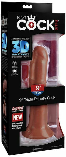 King Cock Triple Density Ρεαλιστικό Dildo Tan 20cm