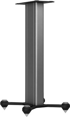 Monitor Audio Floor Speaker Stands Gold 100 & Studio Stand Pair in Grey Color