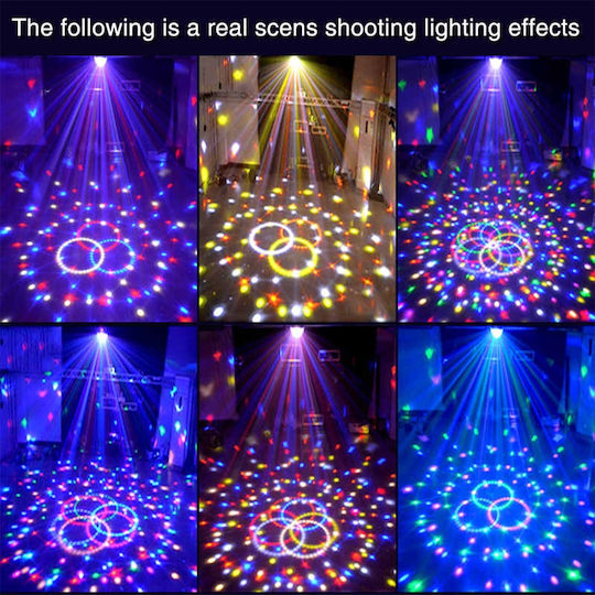 GloboStar Διακοσμητικό Φωτιστικό LED RGB Party Light 11x8.6x13εκ.