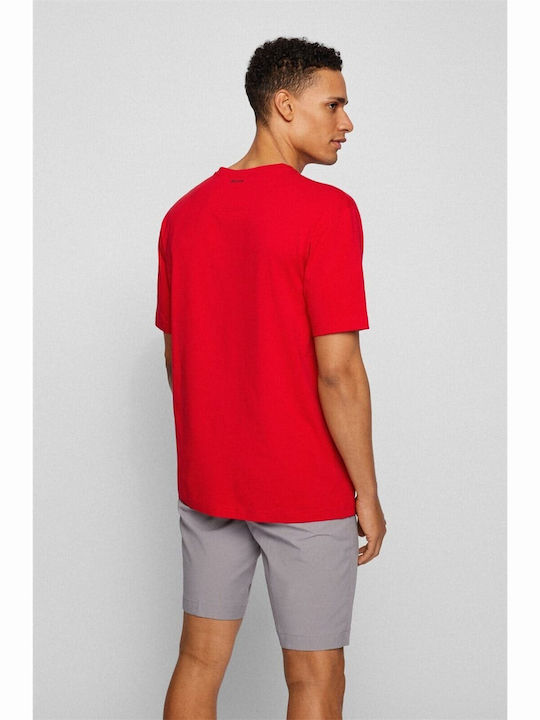 Hugo Boss Men's Short Sleeve T-shirt Red