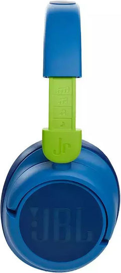 JBL JR460NC Wireless / Wired Over Ear Headphones with 20 hours of Operation and Quick Charge Blue