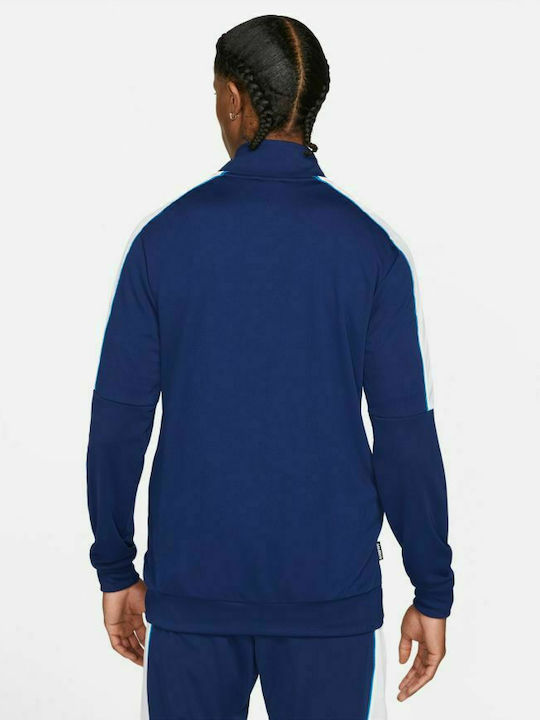 Nike Academy Knit Soccer Men's Sweatshirt Jacket Dri-Fit with Pockets Navy