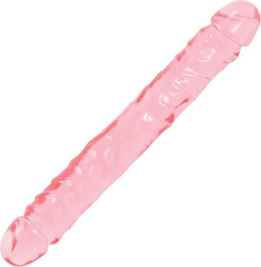 Crystal Jellies Jr. Double Dong Διπλό Dildo Ροζ 30cm