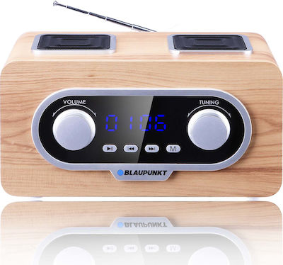 Blaupunkt PP5.2CR Tabletop Radio Rechargeable with USB Brown