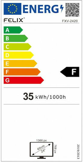Felix Τηλεόραση 24" HD Ready LED FXV-2420 (2019)