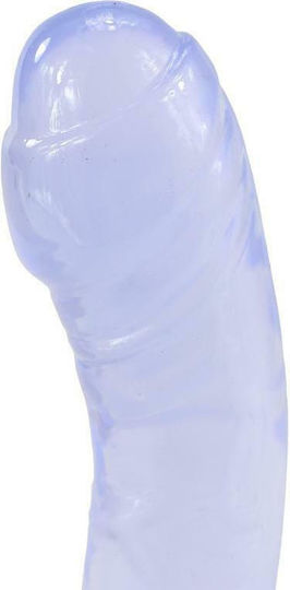 You2Toys Lazy Buttcock Glass Dildo with Balls and Suction Cup Transparent 17cm