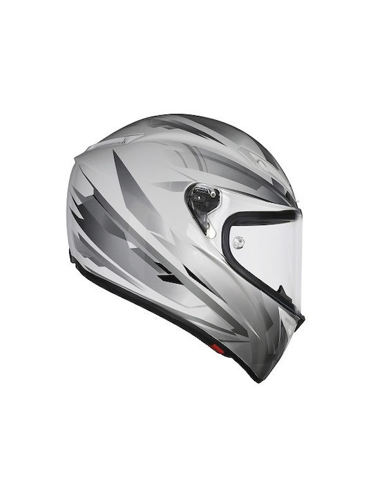 AGV Veloce S Multi - Freccia White/Grey Κράνος Μηχανής Full Face 1650gr