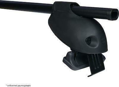 Cam Car Roof Bars Metallic Logico 110cm for Citroen C5 5D Set with Roof Rack Legs Black
