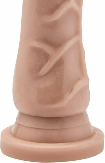 ToyJoy Get Real Dong Glass Dildo With Suction Cup Flesh 18cm