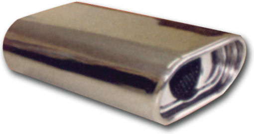 Americat Exhaust Muffler Universal Flat Angled 114x140x150mm