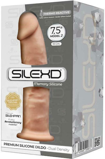 SilexD Dual Density Model 2 Realistisches Dildo Mit Saugnapf Flesh 19cm
