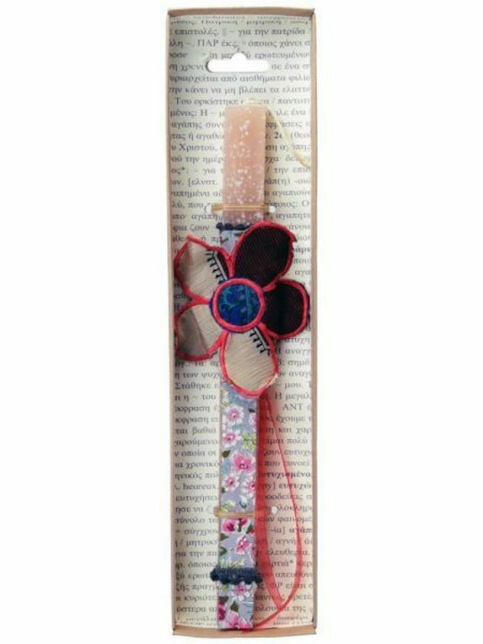 Easter Candle Square with Box Λουλούδι Σάρι Blossom Λουλούδι Σάρι Blossom