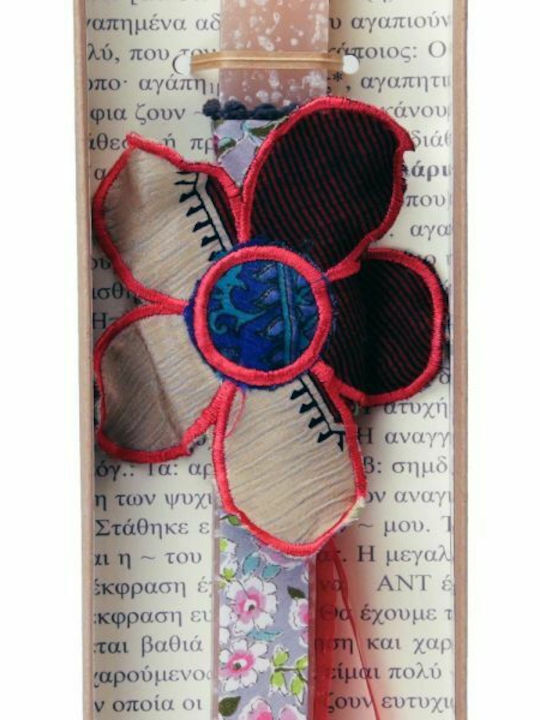 Easter Candle Square with Box Λουλούδι Σάρι Blossom Λουλούδι Σάρι Blossom