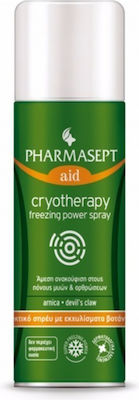 Pharmasept aid Cryotherapy Freezing Power Spray Σπρέι Κρυοθεραπείας για Μυϊκούς Πόνους & Αρθρώσεις με Άρνικα & Devil's Claw 150ml