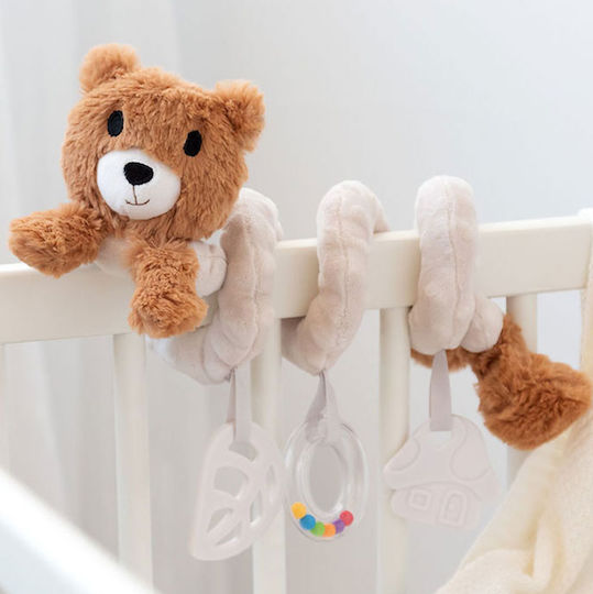 Kiokids Σπιράλ Παιχνίδι Κούνιας και Καροτσιού με Μασητικό Σπιράλ Αρκουδάκι