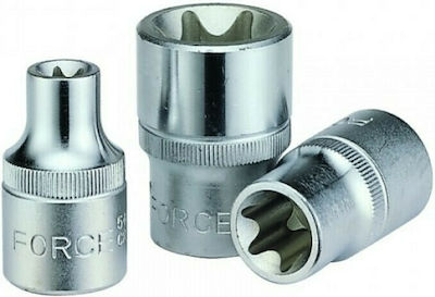 Force Socket Torx with Square Drive 1/4" Size E10