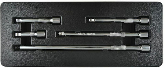 JBM Ratchet Extension 1/4" 100mm / 150mm / 225mm / 50mm / 75mm 5pcs