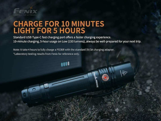 Fenix LED IP68 с Максимална Яркост 1600лм PD36R Черен