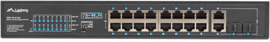 Lanberg RSFE-16P-2C-250 Unmanaged L2 PoE+ Switch με 16 Θύρες Gigabit (1Gbps) Ethernet και 2 SFP Θύρες
