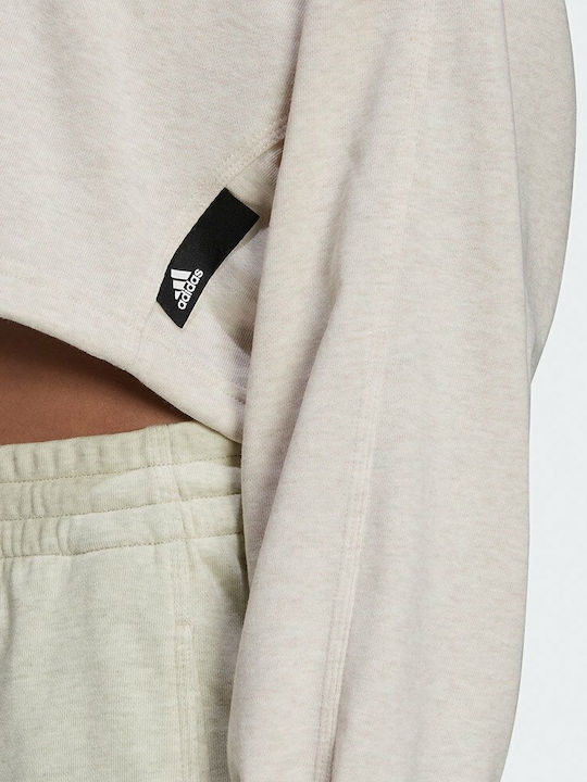 Sportswear Studio Lounge Изрязан Дамски Суитшърт Френски Тери Бомбе