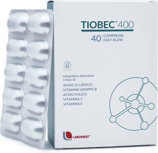Olvos Science Tiobec 400mg Ειδικό Συμπλήρωμα Διατροφής 40 ταμπλέτες
