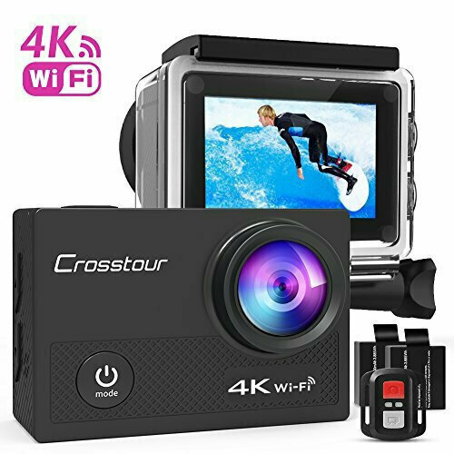 Crosstour CT9000 Action Camera 4K Ultra HD Υποβρύχια (με Θήκη) με WiFi