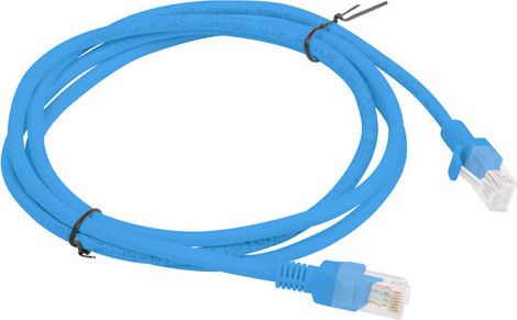 Lanberg U/UTP Cat.6 Ethernet Network Cable 1.5m Blue 1pcs