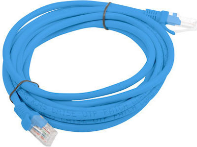 Lanberg U/UTP Cat.6 Ethernet Network Cable 3m Blue 1pcs