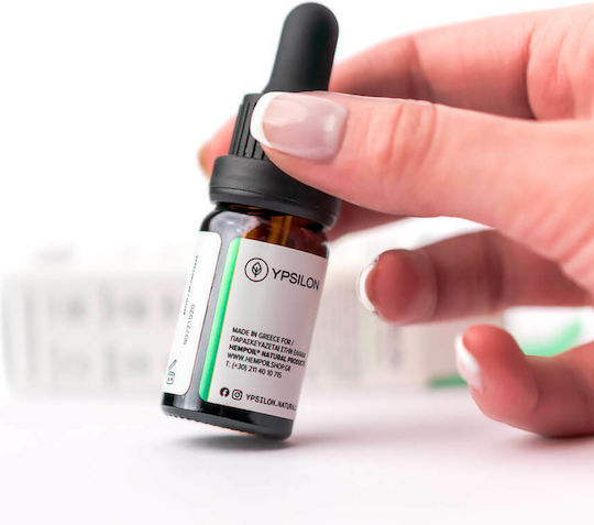 Ypsilon Premium Extract Έλαιο Κάνναβης σε Σταγόνες 1000mg Medium με 10% CBD 10ml