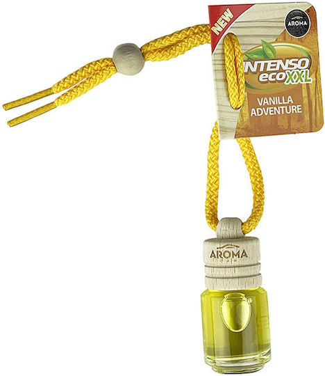 Aroma Car Car Air Freshener Pendand Liquid Intenso Eco XXL Vanilla Adventure 9ml