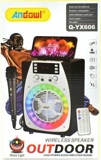 Andowl Q-YX606 Blue Karaoke Speaker