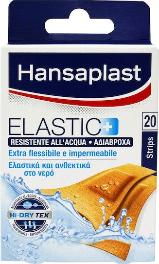 Hansaplast Wasserdicht Selbstklebende Bandagen Elastic+ 20Stück