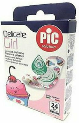 PiC Solution Selbstklebende Bandagen Delicate Girl Kinder 72x19cm 24Stück