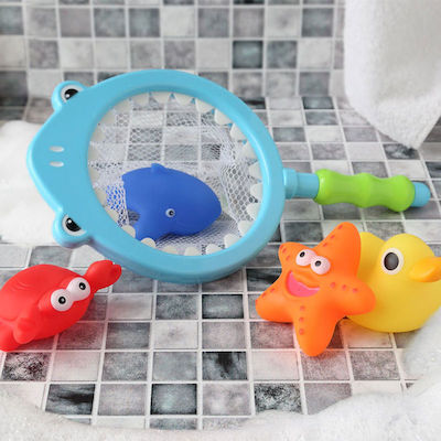 Kiokids Bath Fishing Toy for 12+ months 5pcs