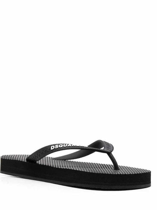 Dsquared2 Frauen Flip Flops in Schwarz Farbe