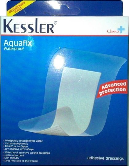 Kessler Clinica Aquafix Waterproof & Sterilized Plasters 7x6cm 5pcs