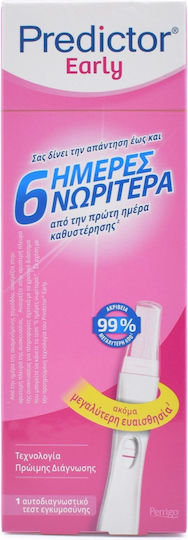 Predictor Early 1pcs Pregnancy Test 6 Day Earlier