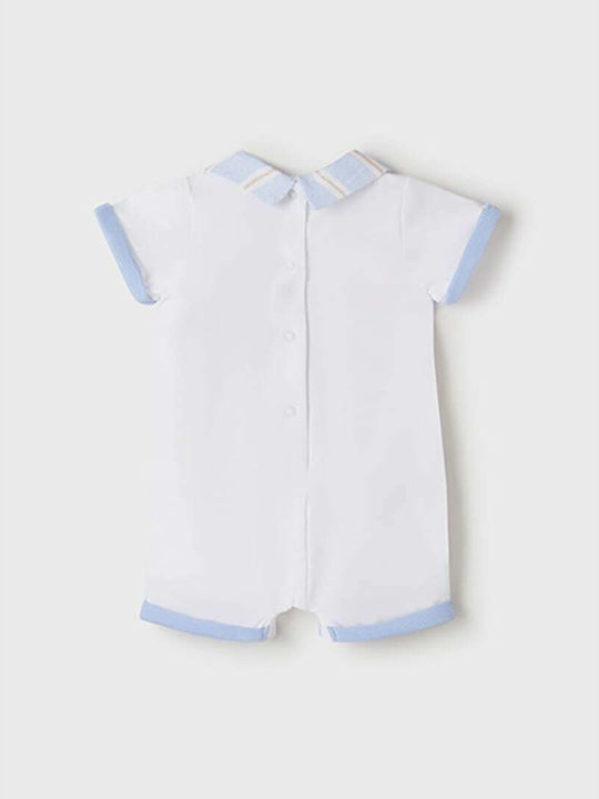 Mayoral Baby Bodysuit Set Short-Sleeved White