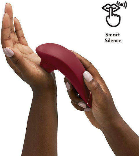 Womanizer Premium 2 Аспиратор Вагина с вибрация Bordeaux 1бр