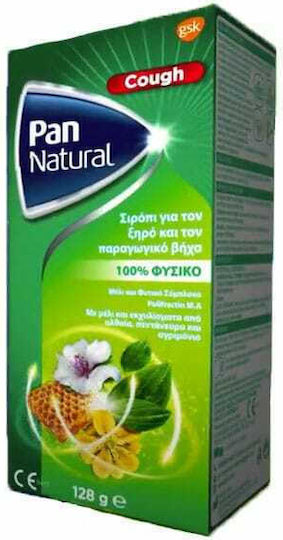 Haleon Pan Natural Syrup for Dry and Productive Cough Gluten-Free 128gr