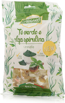 Incap Carraro Καραμέλες το Λαιμό Lozenges Gluten-Free Green Tea Spirulina 100gr