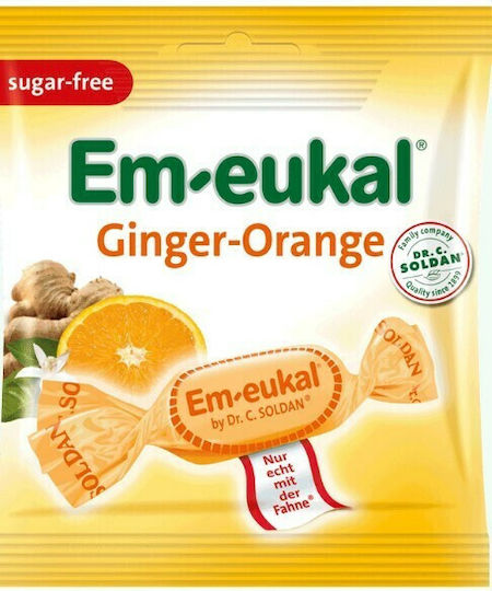 Soldan Em-eukal Dropsuri fără Gluten Portocală și ghimbir 50gr 12buc