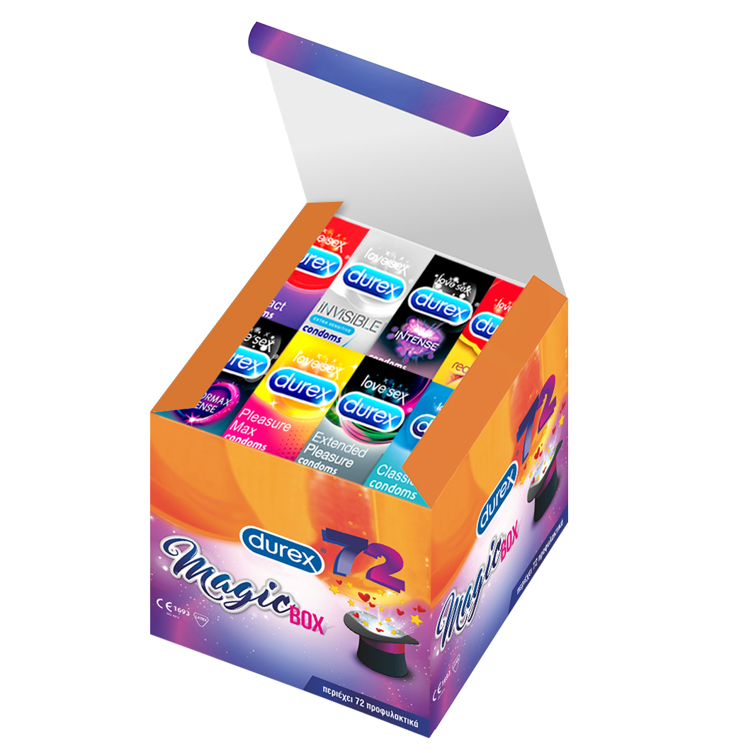 Durex Προφυλακτικά Magic Box Limited Edition 72τμχ | Skroutz.gr