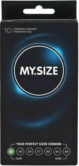 My Size Condoms 47mm 10 pcs 47mm Natural