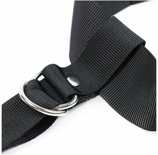 Dream Love OhMama! Fetish Collar With Wrist Restraints Σετ για Δέσιμο Λαιμού & Άκρων Black