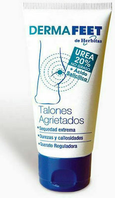 Herbi Feet ρέμα Ποδιών Urea 20% & Salycilic Acid Feuchtigkeitsspendende Creme Regenerierend für Hornhaut, Schwielen 60ml