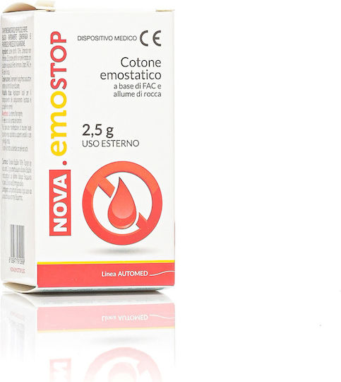Nova Argentia Emostop Hydrophilic Hemostatic Cotton 2.5gr