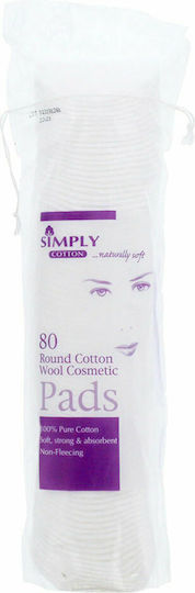 Cotton Pads for Makeup Removal 80pcs SC80RCWCP